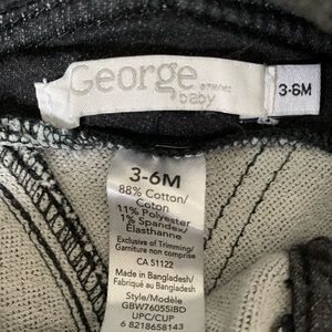 Cute baby jeans overall 3-6mo new